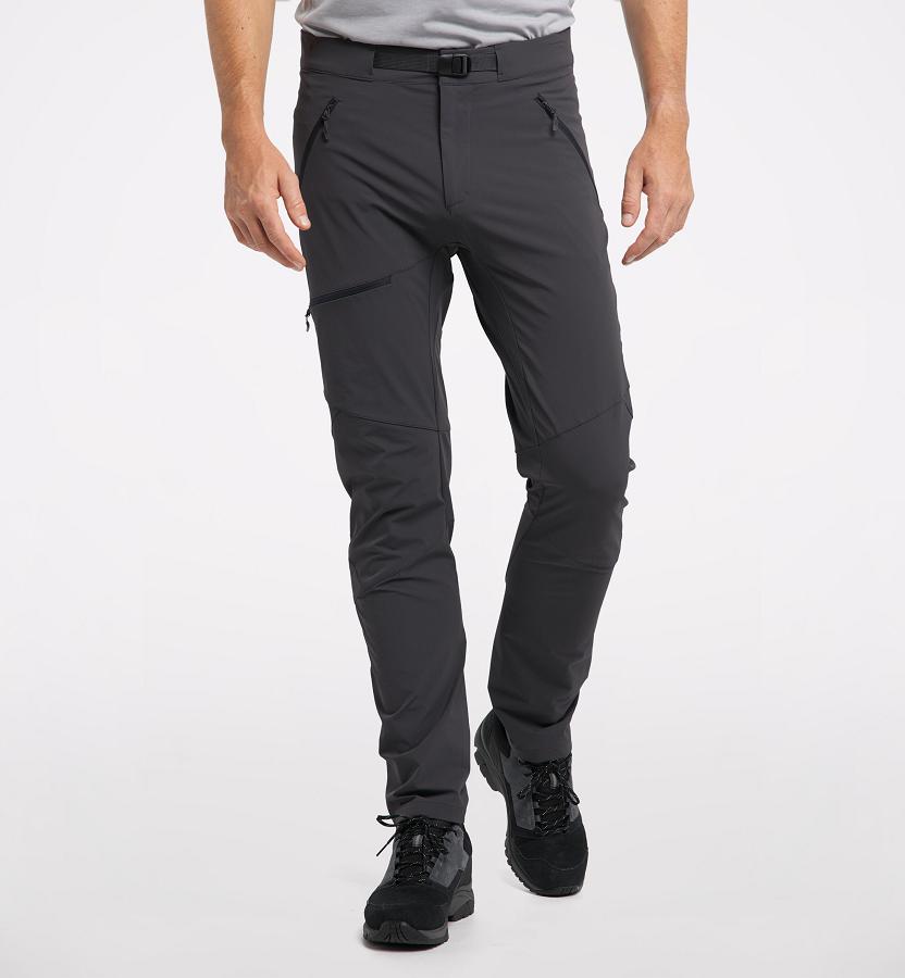Haglöfs Mens Lizard Softshell Pants Black New Zealand 42369NQHR